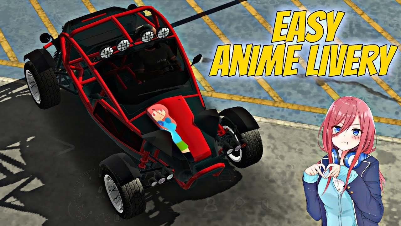 Ariel Nomad Buggy Anime Livery Tutorial | Anime Design Tutorial |  Car Parking Multiplayer 4.8.6.9