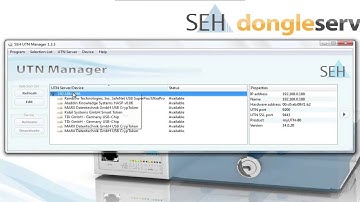 Dongle Server - How to use Port Key Control