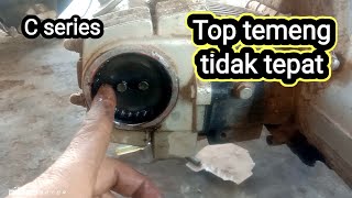 Salah satu akibat top keteng( temeng ) tidak tepat.