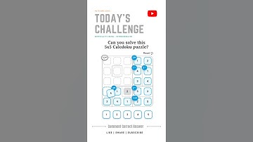 Pause and solve.. Solution after 5 seconds ⏳ #puzzle