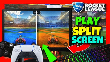 How to PLAY Rocket League SPLIT SCREEN on PC With KEYBOARD And CONTROLLER ✅ 2024 SPLIT SCREEN Easily