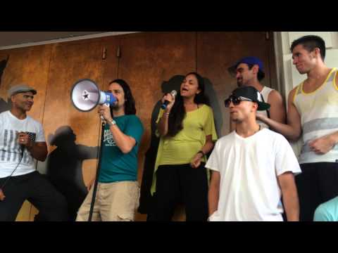 HAMILTON Ham4Ham  8/1/15 IN THE HEIGHTS reunion with Karen Olivo