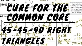45-45-90 Triangles