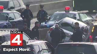 Police shooting, chase closes I-94 at Lodge Freeway