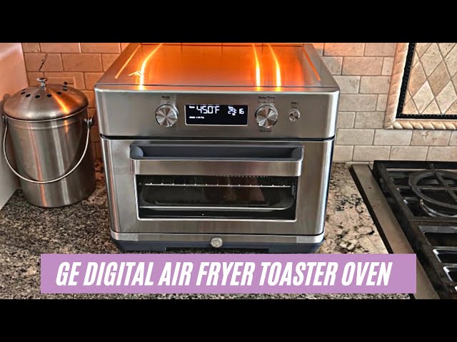GE Appliances Digital Air Fry 8-In-1 Toaster Oven in Stainless