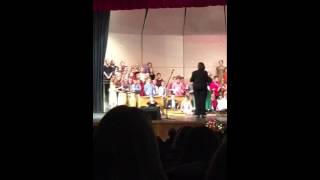 Isaacs Christmas program - we wish you a merry Christmas