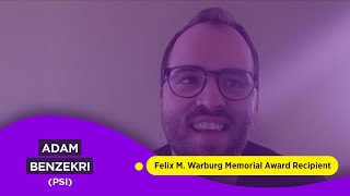 Meet Adam Benzekri, Felix M. Warburg Memorial Award Recipient