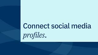 Connecting your social profiles in Sendible