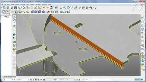 PowerSHAPE 2012 移動多個實體曲面