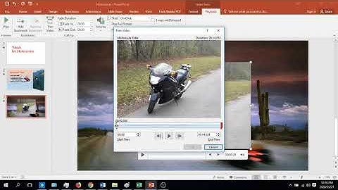 Trim and Format a Video File in PowerPoint