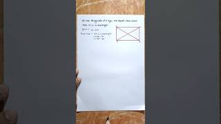 if the diagonals of parallelogram are equal then show that it's rectangle. #parallelogram
