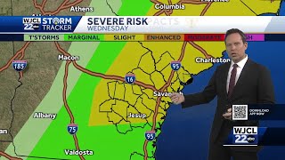 Impact Day Wednesday: Tracking the potential for severe thunderstorms