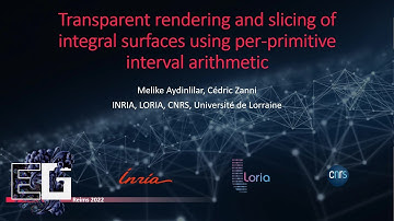 EG2022 - Transparent rendering and slicing of integral surfaces using per-primitive interval ...