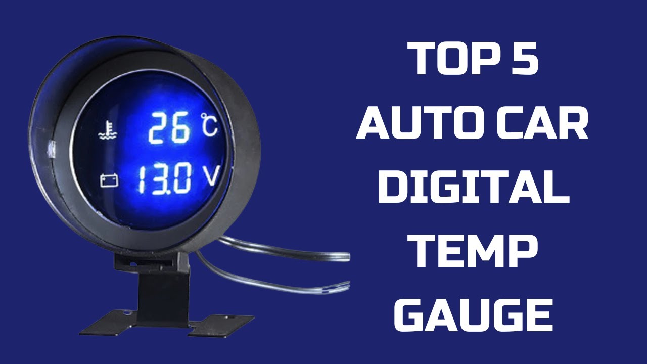 Top 5 Best Car Digital Water Temperature Gauge। 5 Best Budget Digital Water Temp Gauge on Aliexpress