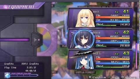 Hyperdimension Neptunia Re;Birth1 Gameplay (ENGLISH - Disk Dev System)