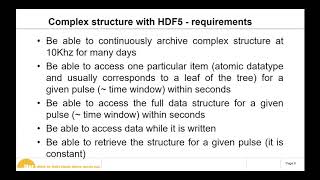 Status of HDF5 usage at ITER - Lana Abadie (HDF5 Users Group, Day 4 - 10/16/2020)