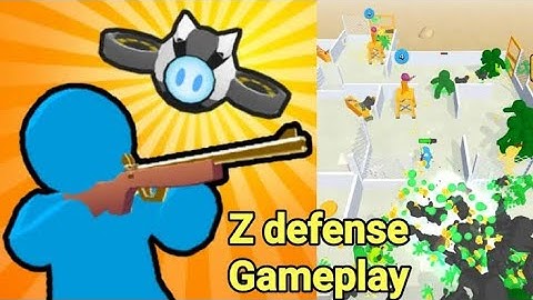 Z Defense - Gameplay Walkthrough #1 Z Defence (Android, iOS)