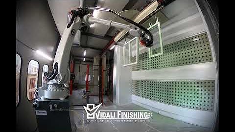 VIDALI FINISHING - NEW ANTHROPOMORPHIC PAINTING ROBOT WITH 3D LASER SCANNER