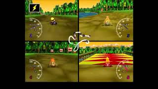 Mario Kart 64 4-P Dks Jungle Parkwaygrand Prix Style