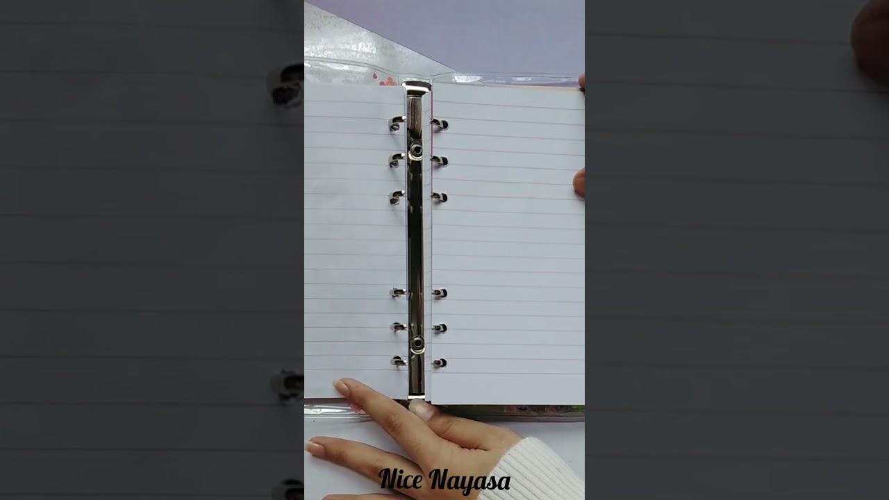 journal with me💗 / 6 ring binder journal💞 / aesthetic / asmr / 