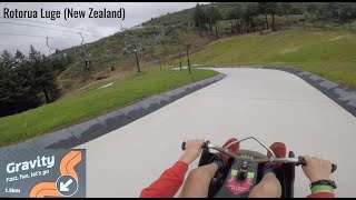 Gravity Luge Track: Thrilling straights and technical corners (Rotorua, New Zealand)