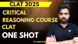 CLAT 2025 | Mastering Critical Reasoning | One-Shot Course