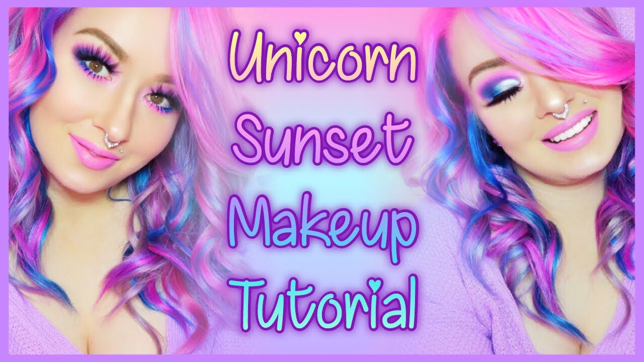 Unicorn Sunset Makeup Tutorial