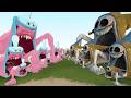NEW PROTOTYPE SEA EATER vs BINKY DRINKY FROM DARK PALS THE 1ST FLOOR In Garry's Mod !