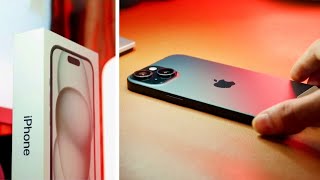iPhone 15 Black Unboxing + First Impressions!