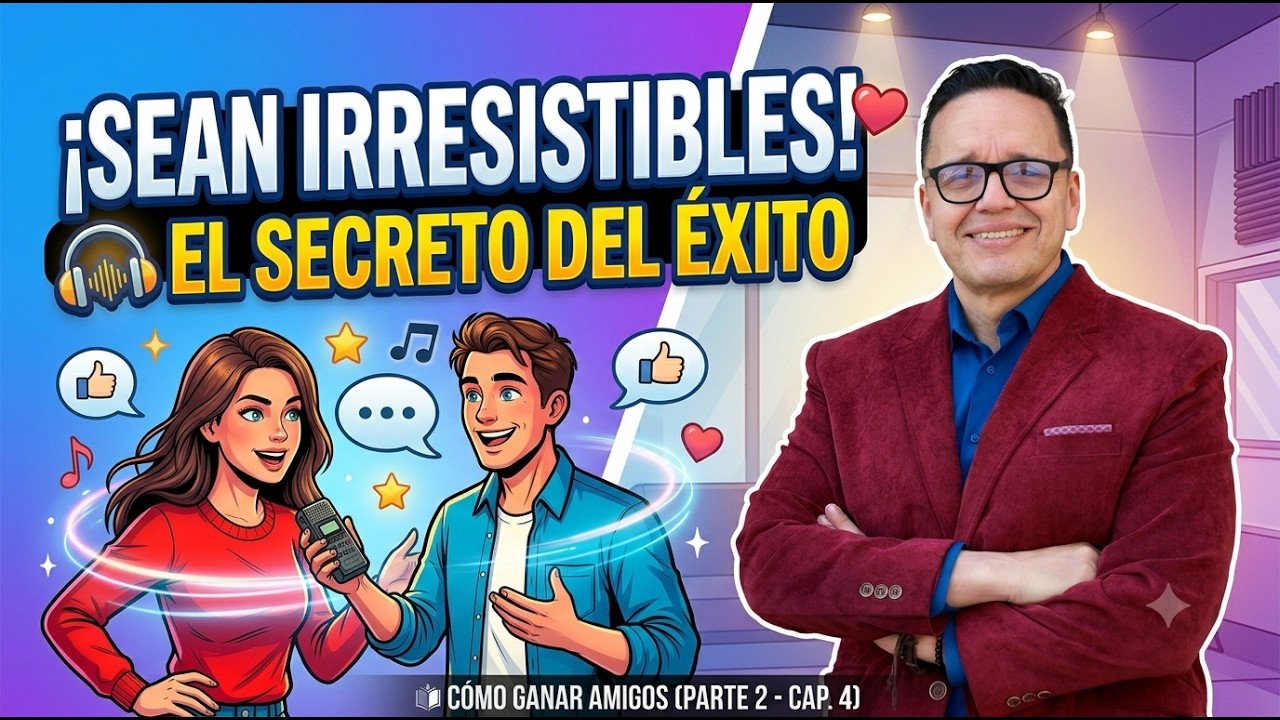 El SECRETO para ser un CONVERSADOR IRRESISTIBLE 🎧 | Cómo Ganar Amigos (Parte 2 - Cap. 4)