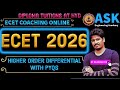 ECET 2026 || HIGHER AND DIFFERENTIAL EQUATIONS