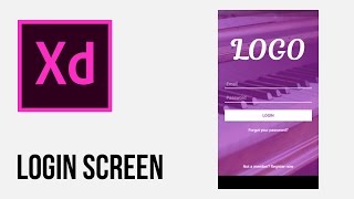 Adobe XD (Beta) for Windows: Simple Material Style Login Screen Tutorial