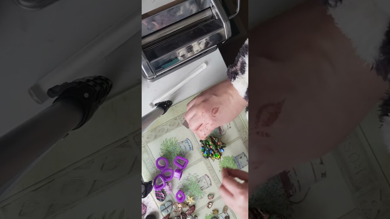 Natasha Beads with gold leaf - Part 2