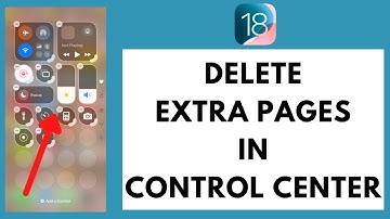 How to Delete Extra Pages on Control Center in iOS 18 iPhone (EASY!!)