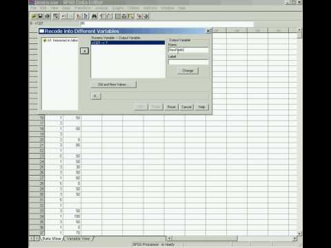 UCSB Political Science 104 Recoding Variables