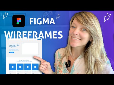 How to create WIREFRAMES QUICKLY and EASILY in FIGMA - French Tutorial - or ZONING or MOCKUP