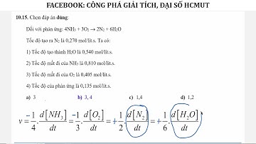 HÓA ĐẠI CƯƠNG - C6 - ĐỘNG HÓA HỌC - GIẢI BÀI TẬP