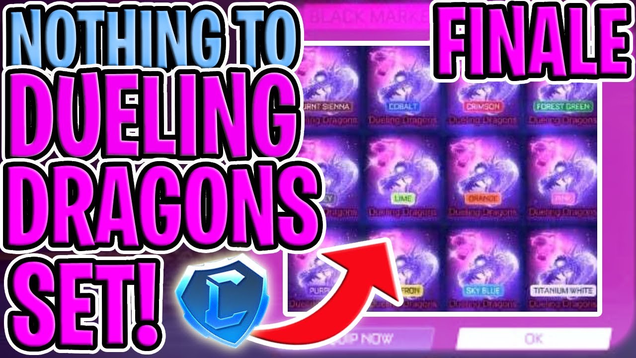 *NEW* TRADING FROM NOTHING TO DUELING DRAGONS SET *FINALE* | Rocket League