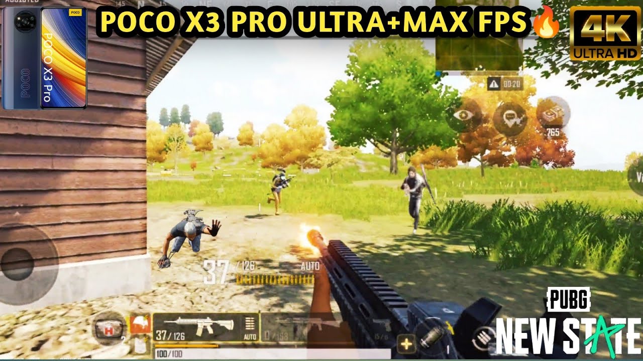 POCO X3 PRO ULTRA+MAX (90) FPS PUBG NEW STATE TEST I MY BEST 1V4 CLUTCH 🔥 POCO X3 PRO PUBG