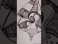 The beauty of mandala design on a sea shell shankh #mandala #madhubani #shorts #ytshorts #tranding
