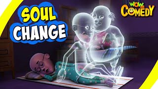 Motu Patlu EP29 B | Soul Change | Funny Videos For Kids | Wow Kidz Comedy