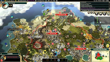 Civilization V - Brave new World - no quitters Multiplayer - game 4-5 (gameplay)