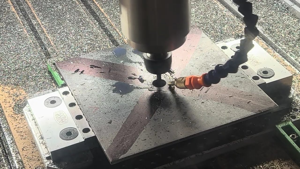 HDM high feed steel machining test