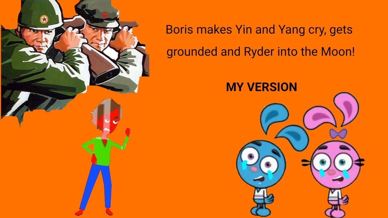 Boris makes Yin and Yang cry, gets grounded and gets beaten into the ...