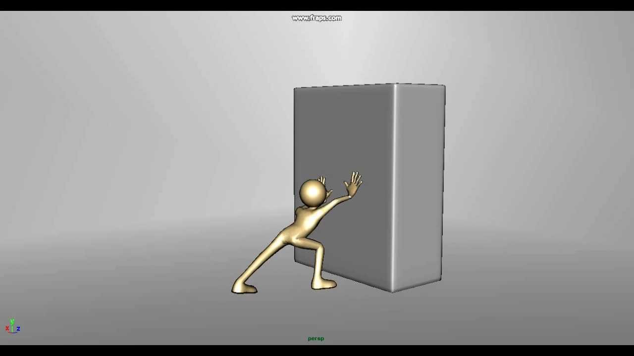 Pushing Against Wall - YouTube