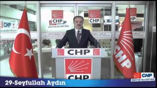 29 Seyfullah Aydın - CHP İstanbul 3. Bölge Aday Adayı - Haziran 2015 Milletvekili Seçimi