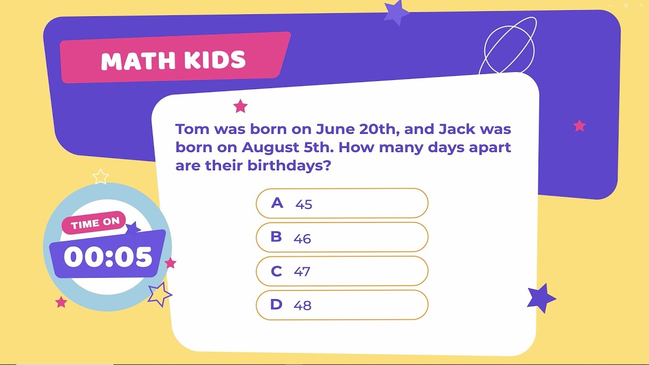 Fun Calendar Riddles! Can You Count the Days? | Learn Basic Math for ...