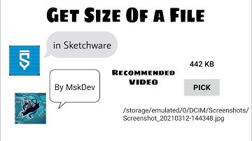 Get Size of a File (java.io.File) In Sketchware | MskDev