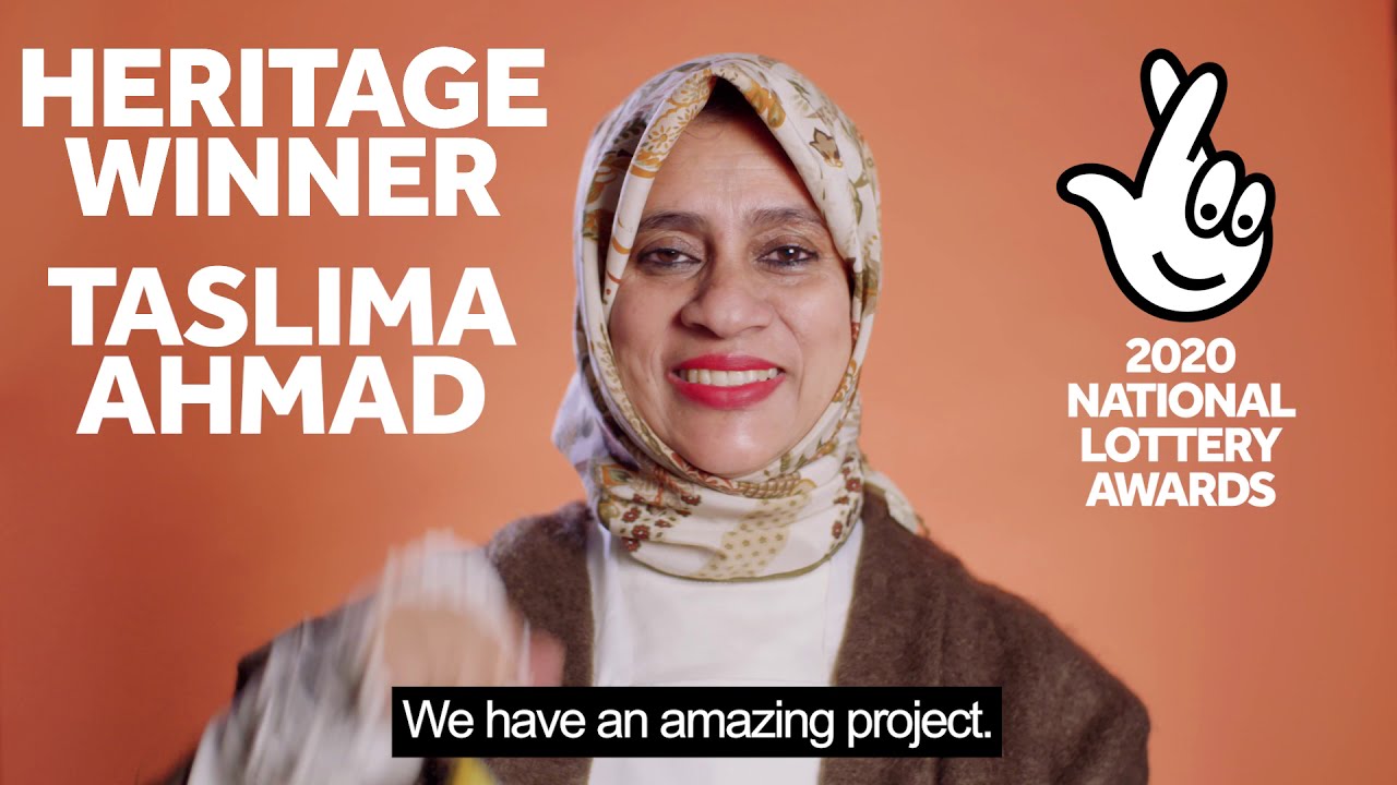 Taslima Ahmad - The National Lottery Heritage Award 2020 winner