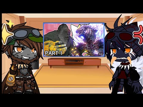 Kaiju react to Spacegodzilla Vs Kong (Part 1)